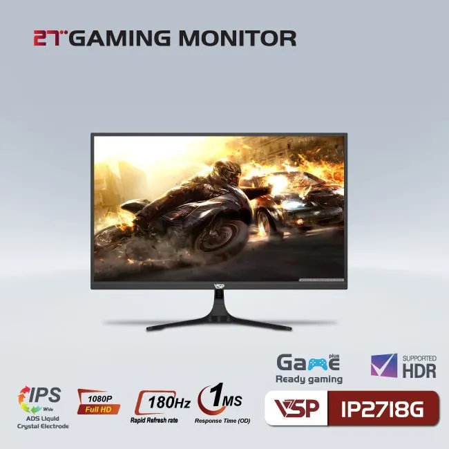 Màn hình phẳng VSP IP2718G 27'' Full HD IPS 180Hz 1ms ANCVSP180HZZ 11zon