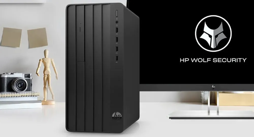 Máy tính để bàn HP Pro Tower 280 G9 PCI, Core i3-12100,8GB RAM,256GB SSD,Intel Graphics,Wlan ac+BT,Keyboard,Mouse,Win 11 Home 64 hp pro tower 280 g9 9u3n7at 6 11zon