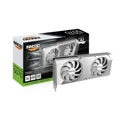 Card màn hình Inno3D Geforce RTX 5070 TWIN X2 OC WHITE 12GB GDDR7