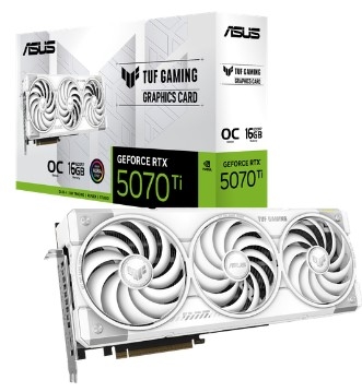 Card màn hình ASUS TUF GAMING RTX 5070 Ti 16G GDDR7 OC GDDR7 - WHITE