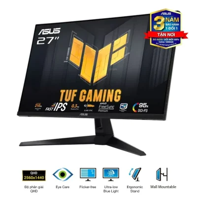 Màn hình Phẳng ASUS TUF GAMING VG27AQ5A 27" Fast IPS 2K 210Hz chuyên game 7Man hinh ASUS TUF GAMING VG27AQ5A