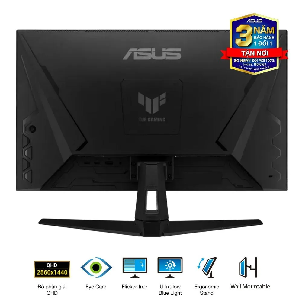 Màn hình Phẳng ASUS TUF GAMING VG27AQ5A 27" Fast IPS 2K 210Hz chuyên game 9Man hinh ASUS TUF GAMING VG27AQ5A