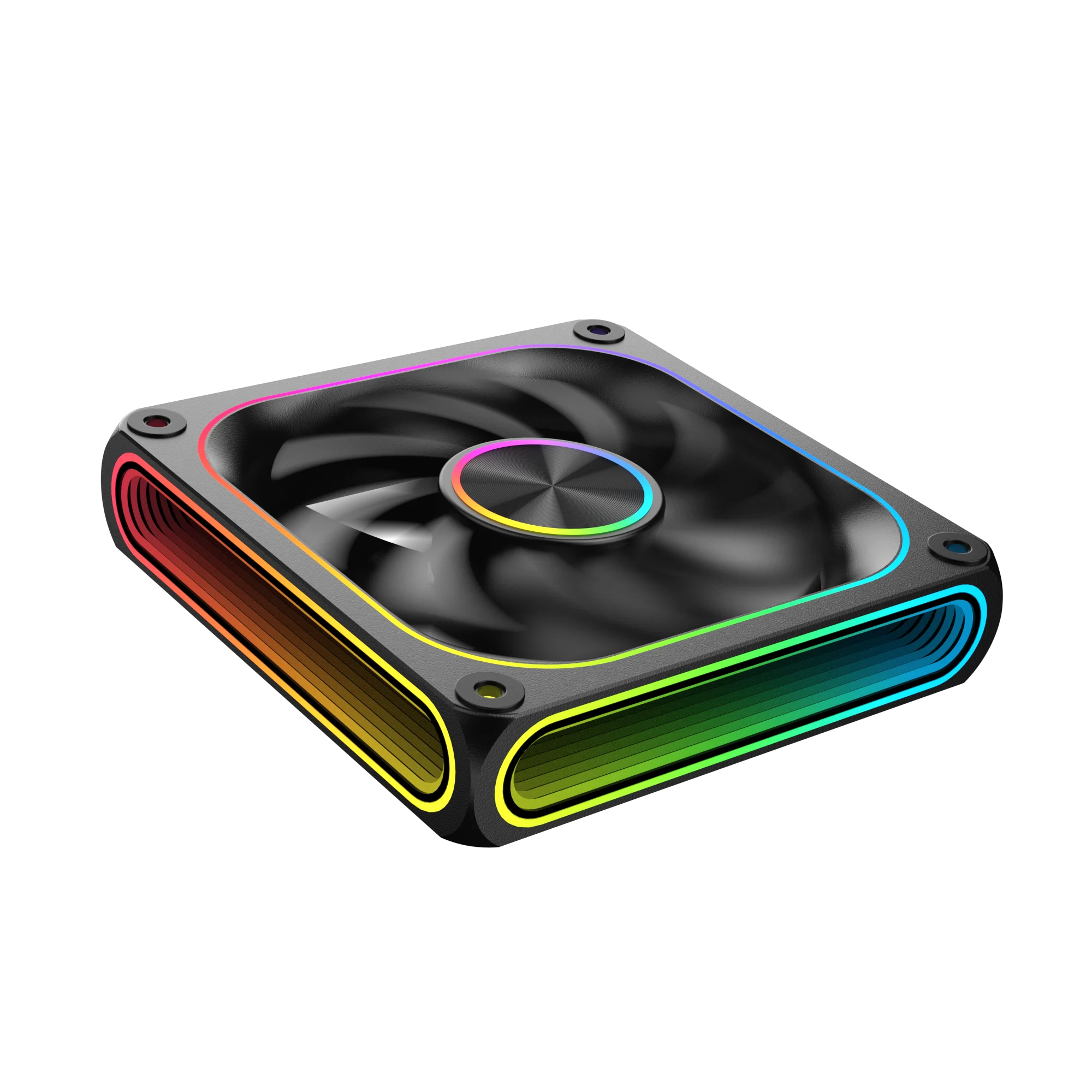 Fan Case Xigmatek Infinity Pro 8 | 120mm, ARGB Synmain , Gió thuận - Đen 2Quat tan nhiet PC Xigmatek Infinity Pro 8