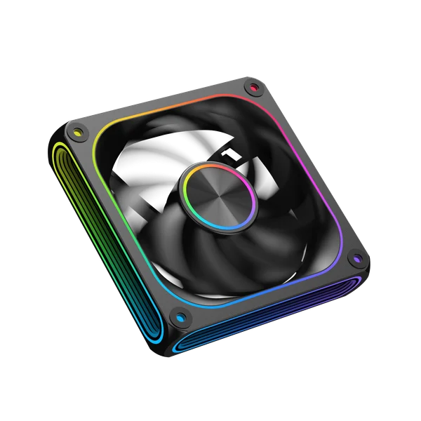 Fan Case XIGMATEK INFINITY PRO 8 | ARGB Synmain , Gió thuận - Đen 5Quat tan nhiet PC Xigmatek Infinity Pro 8