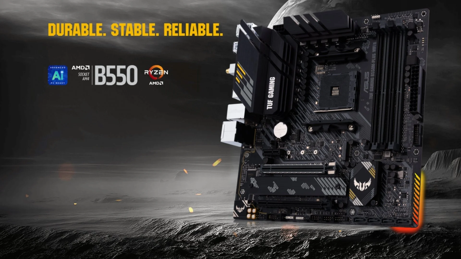 mainboard amd asus tuf gaming b550m plus wifi ii 1