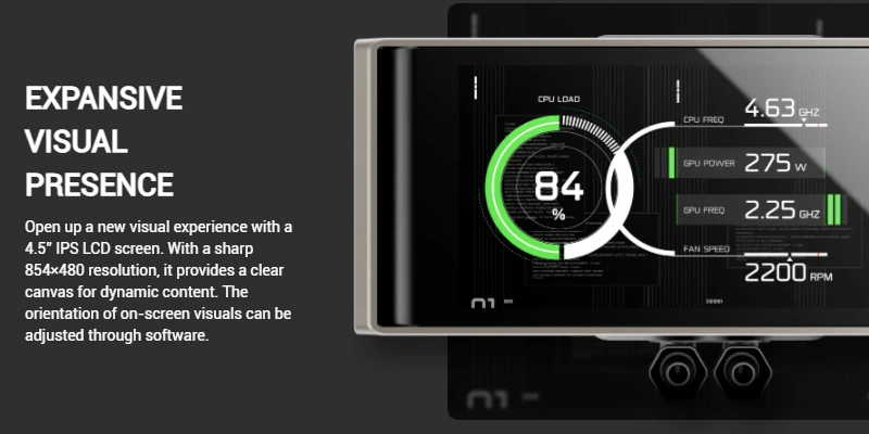 Tản nhiệt nước AIO Deepcool LT360 VISION ARGB - Black Tan nhiet nuoc AIO Deepcool LT360 VISION ARGB