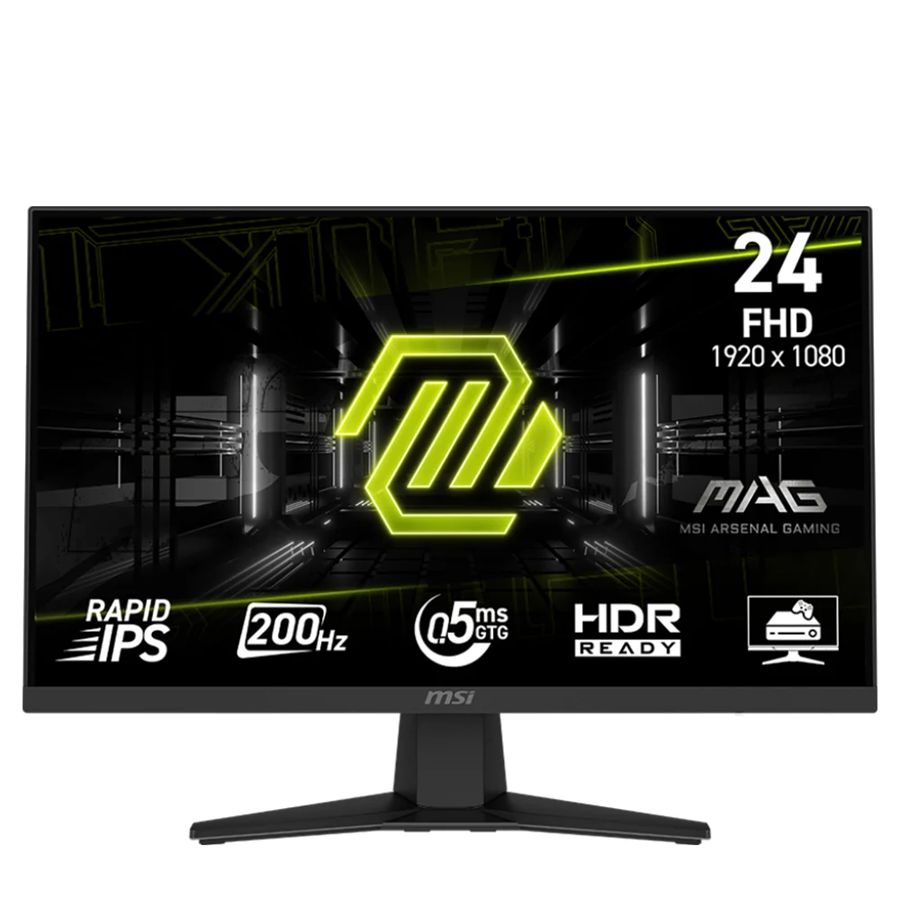 Màn hình Phẳng MSI MAG 244F 24" Rapid IPS 200Hz chuyên game 2Man hinh MSI MAG 244F