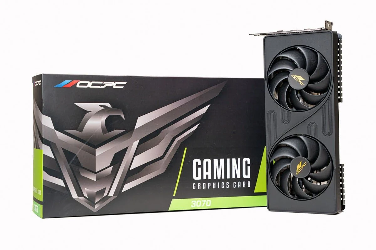 Card màn hình OCPC GeForce RTX 3070 DUAL XE 8GB GDDR6 4OCPC GeForce RTX 3070 DUAL XE 8GB GDDR6