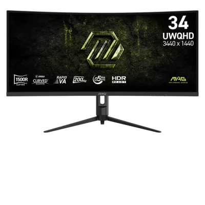 Màn hình cong Gaming 2K MSI MAG 342CQRF E20 | 34 inch, UWQHD, Rapid VA, 200Hz, 0.5ms, 1500R